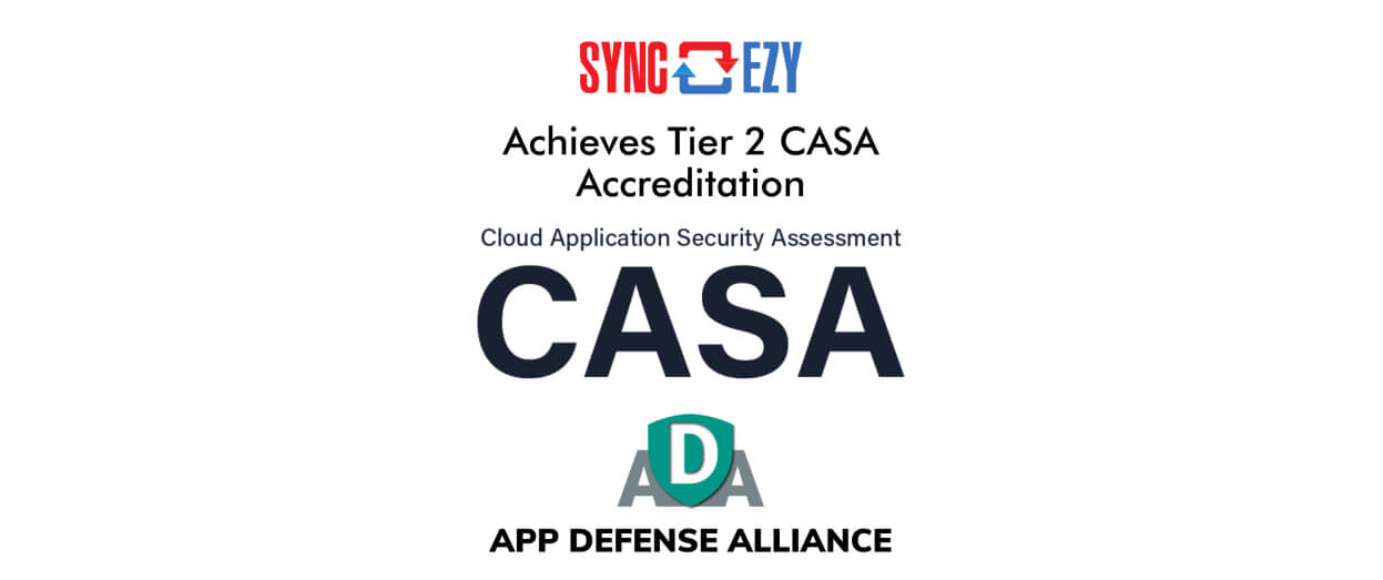 SyncEzy Achieves Tier 2 CASA Accreditation