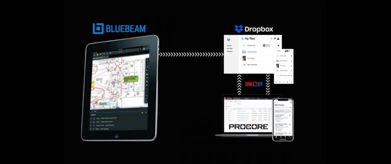 Sync Bluebeam files to Procore