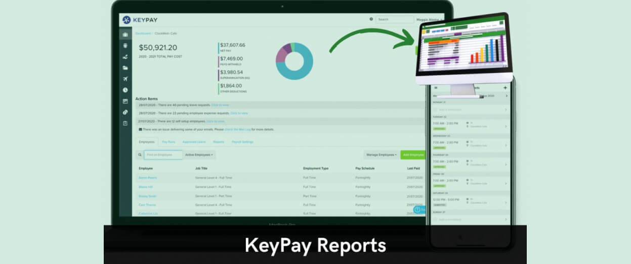 Automatically Sync Excel or PowerBI with KeyPay