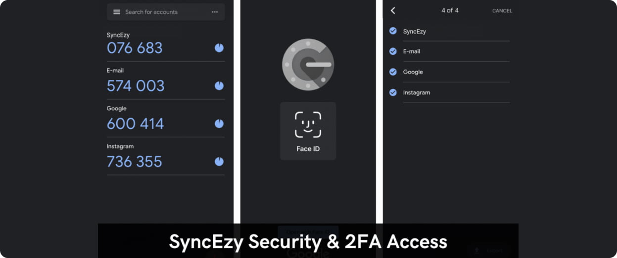 Information Security & Portal Access Using 2FA at SyncEzy