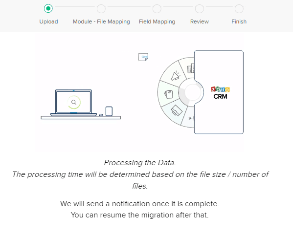 ZOHO-analyzing-files-before-Migration-Migration-Setup