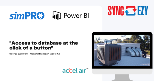 simPRO Power BI Accel Air testimonial