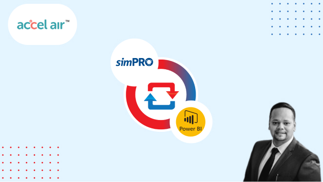 simPRO Power BI Accel Air testimonial