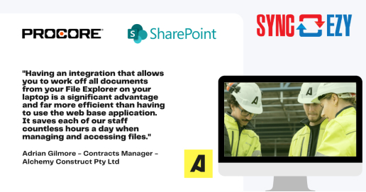 Procore SharePoint Alchemy Construct Testimonial