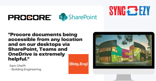 Procore SharePoint Building Engineering testimonial 3