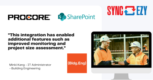 Procore SharePoint Building Engineering testimonial