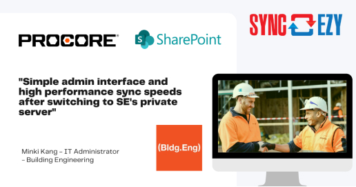 Procore SharePoint Building Engineering testimonial