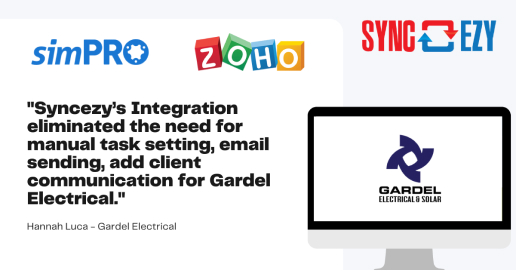 simPRO Zoho CRM Gardel Electrical testimonial (1)