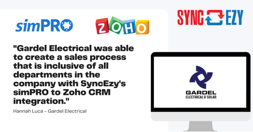 simPRO Zoho CRM Gardel Electrical testimonial (1)