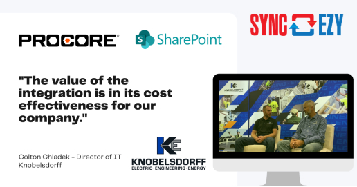 Procore SharePoint Knobelsdorff Engineering testimonial