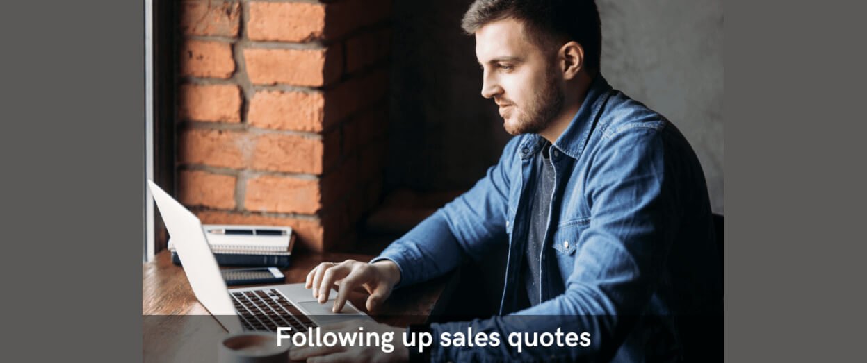 How to follow-up on sales quotes