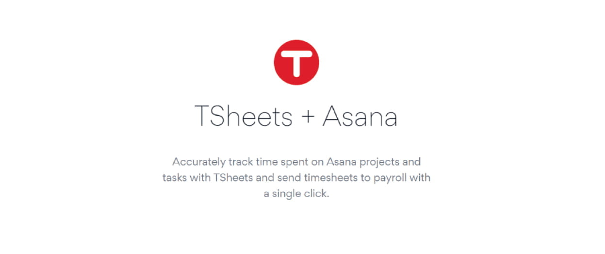 Our ASANA TSheets integration is now listed on the ASANA integrations page