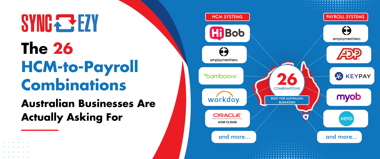 The 26 HCM-to-Payroll Combinations Australian Businesses Are Actually Asking For